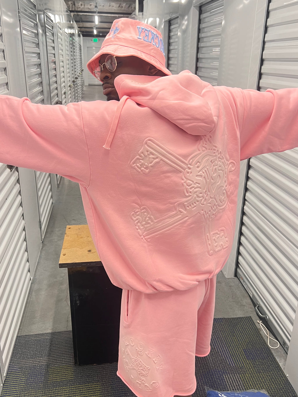 kockeyculture frenchie track suit hoodie-short- sweats set